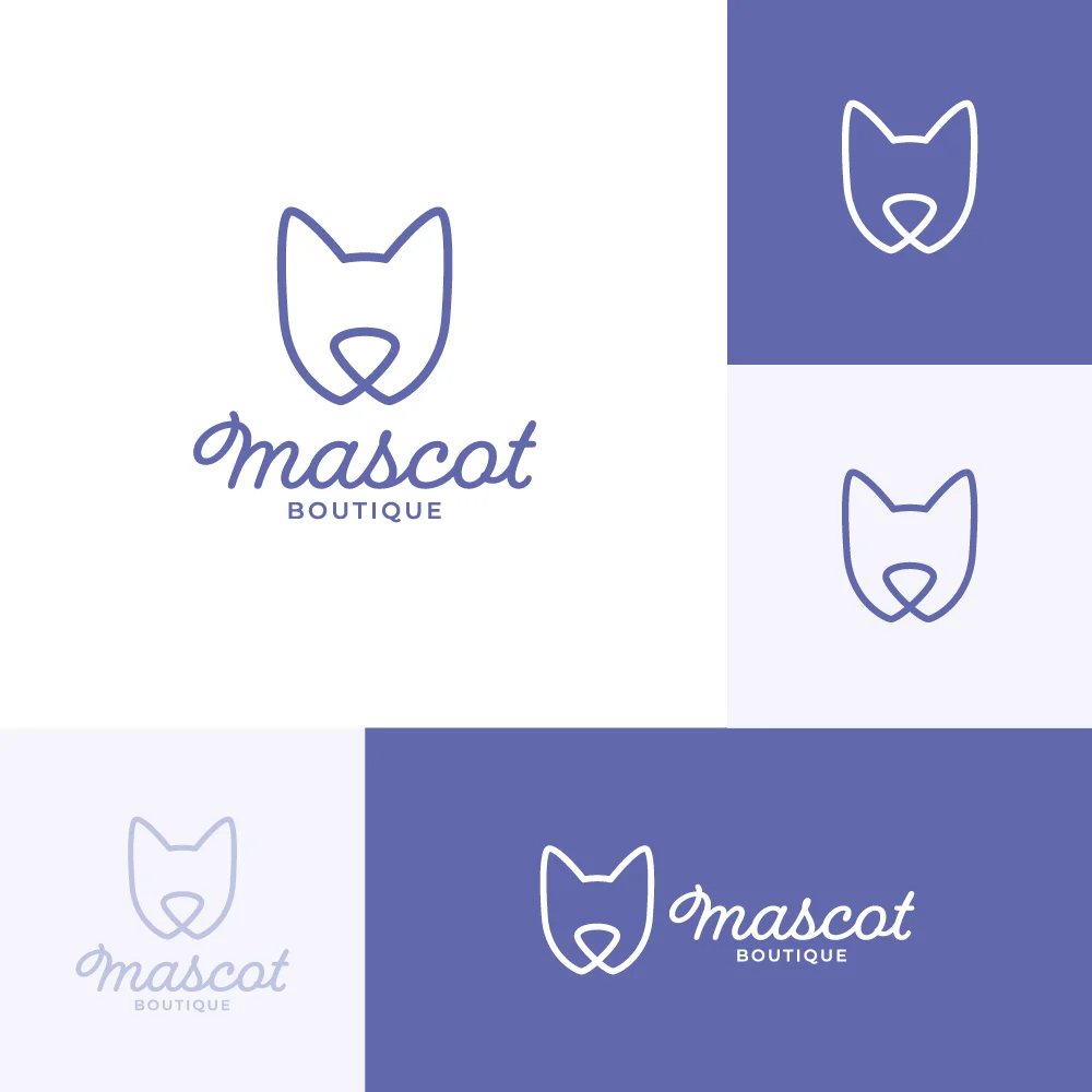 Cat Dog Head Logo - Image 2