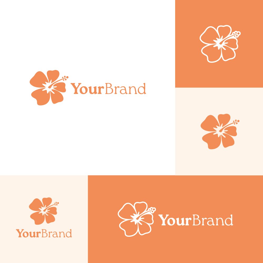 Hawaiian Flower Logo - Image 2