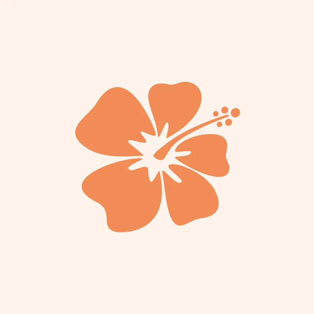 Hawaiian Flower Logo