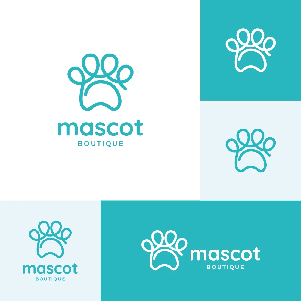 Pet Paw Print Logo - Image 2