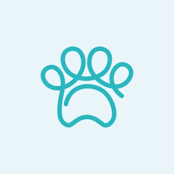Pet Paw Print Logo