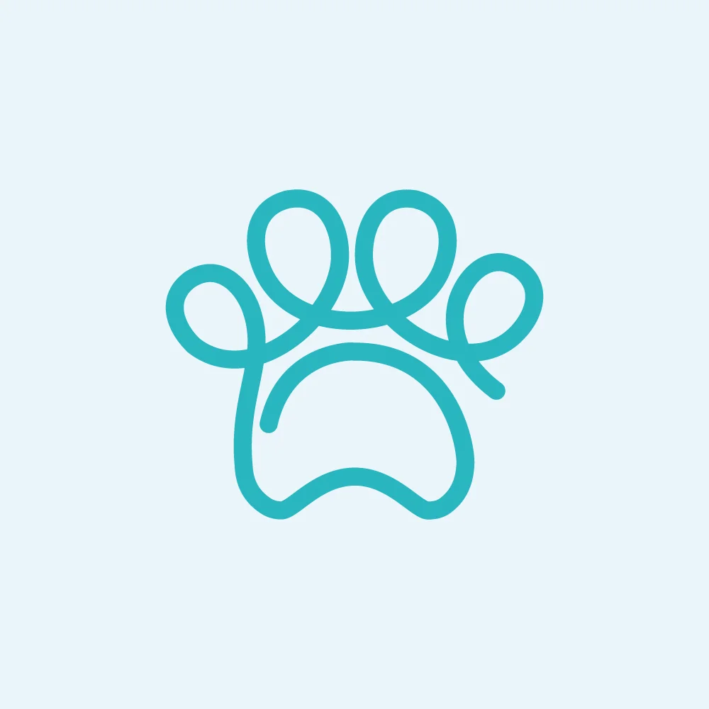 Pet Paw Print Logo
